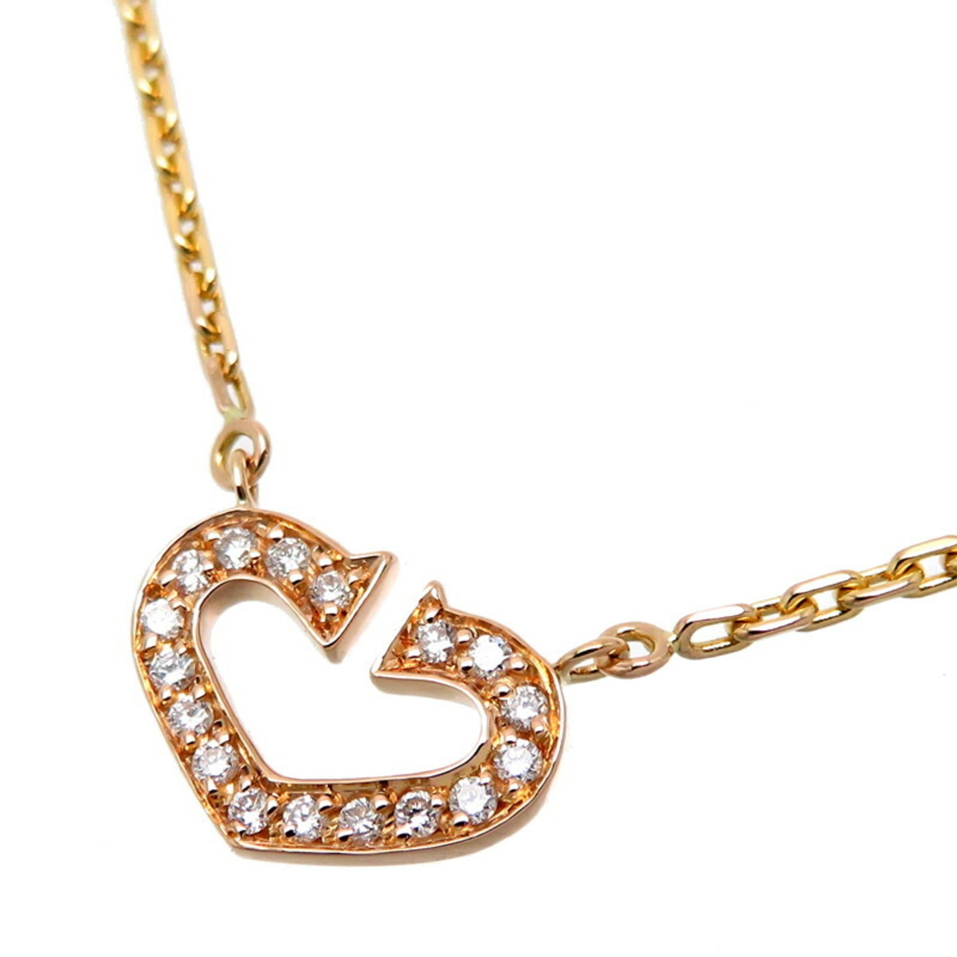 Cartier C de cartier, Gold, Rose Gold, necklace