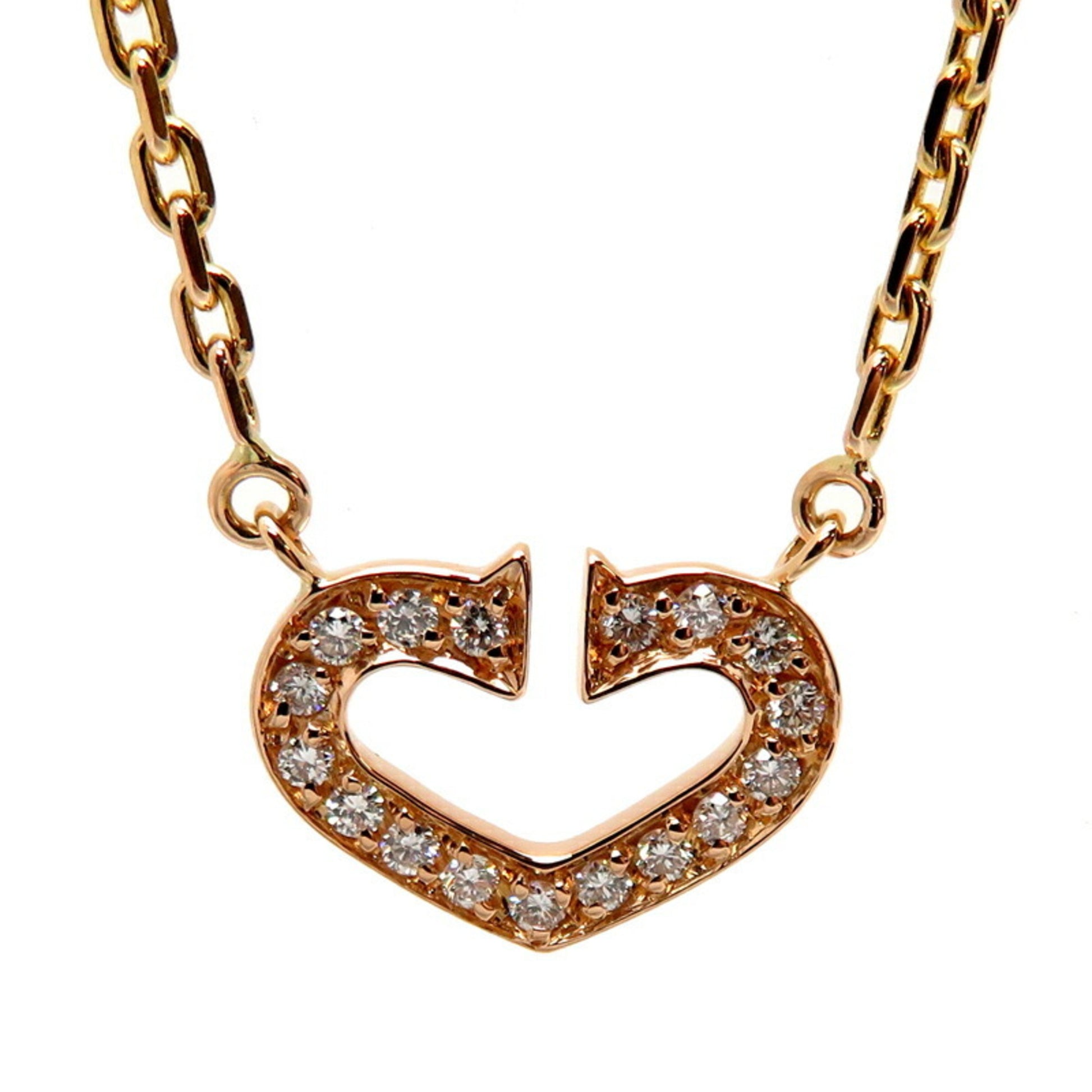 Cartier C de cartier, Gold, Rose Gold, necklace