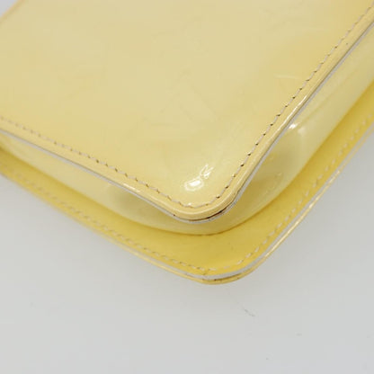 Louis Vuitton Lexington Pochette Monogram Vernis, Beige, Patent Leather, Clutch