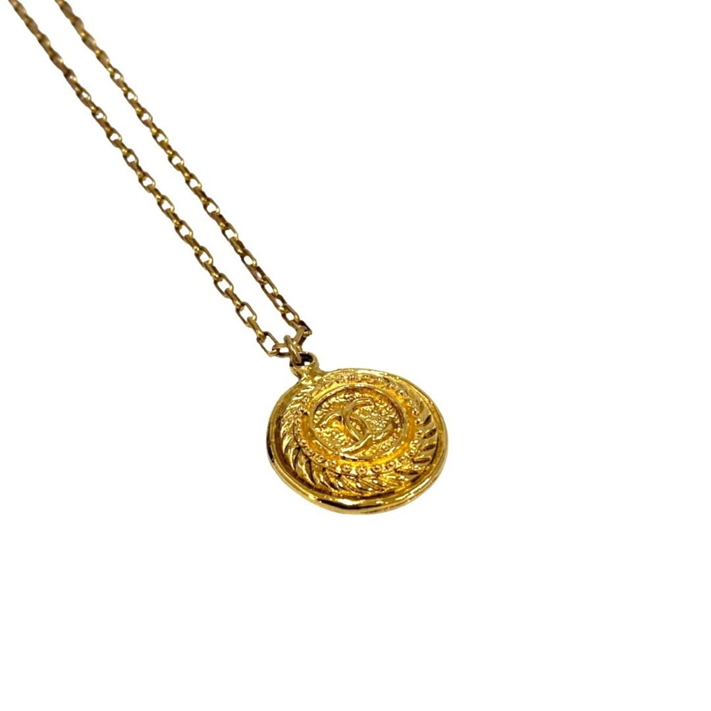 Chanel Coco Mark, Gold, Metal, necklace