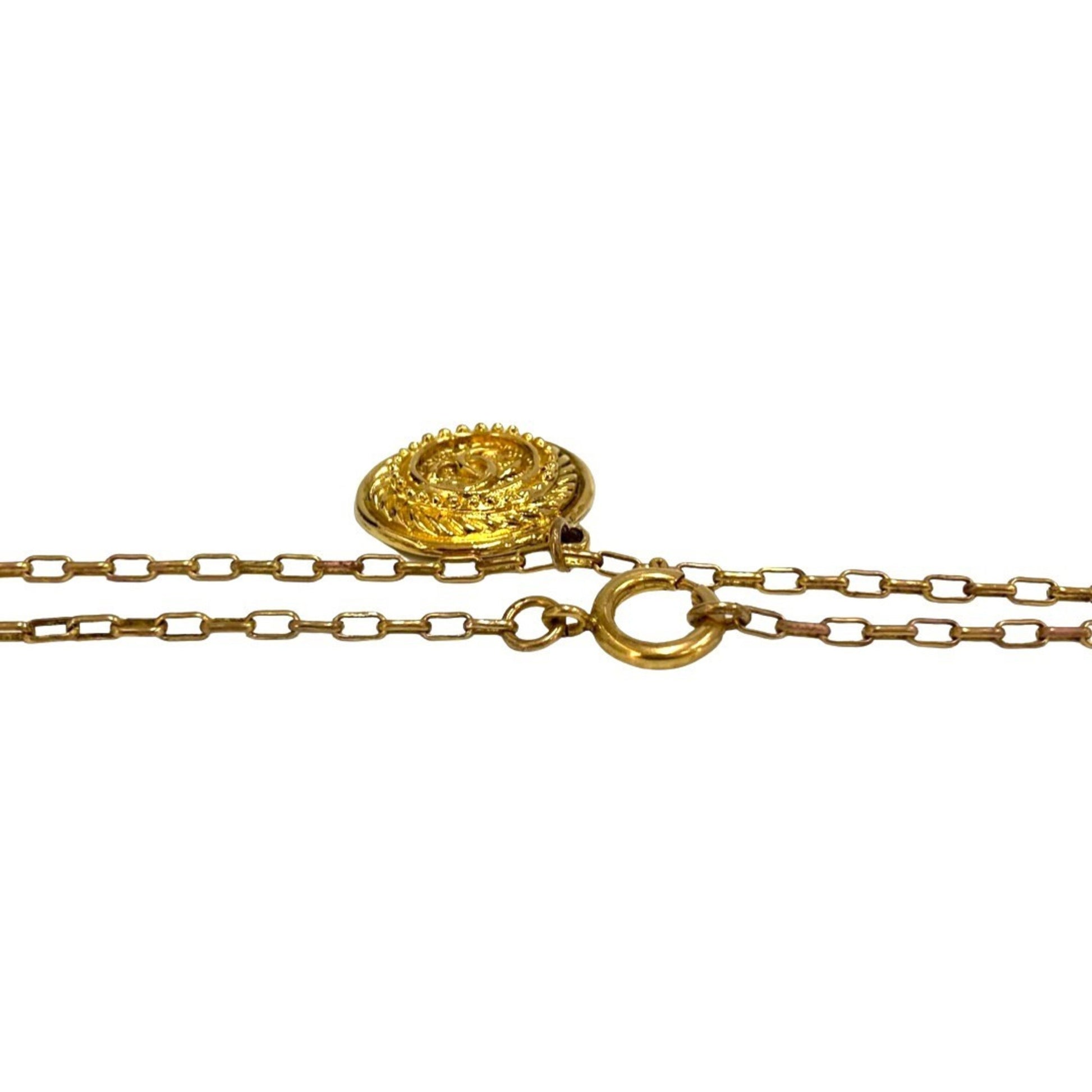 Chanel Coco Mark, Gold, Metal, necklace