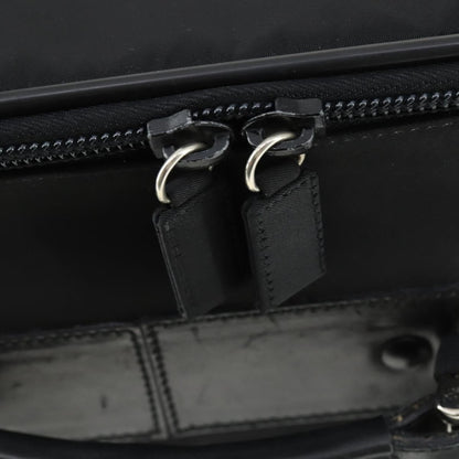 Prada Trolley Rolling Luggage Tessuto and Saffiano Leather, Black, Nylon, Travel Bag