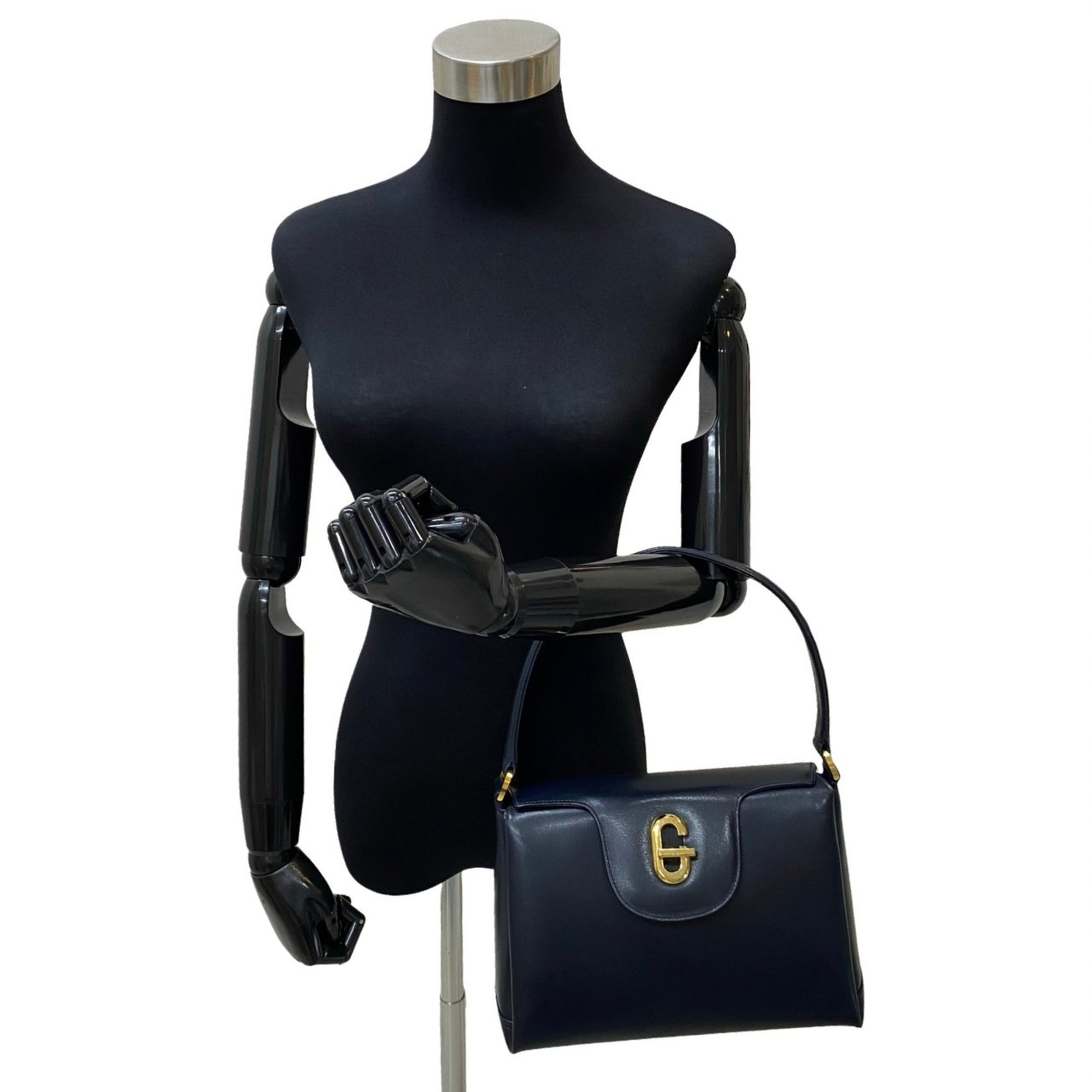 Gucci, Navy, Leather, handbag