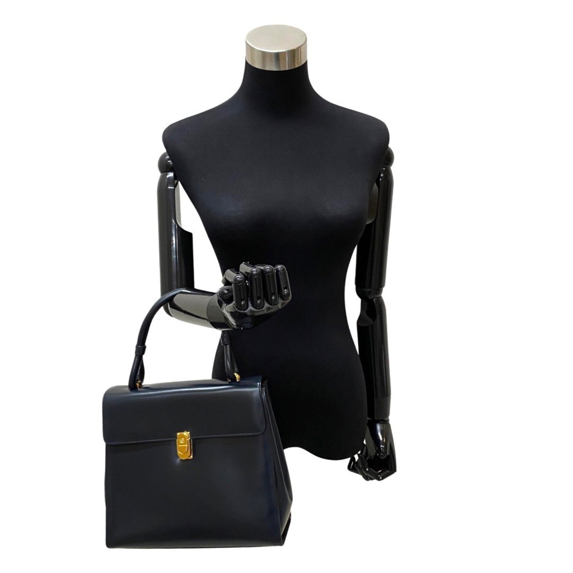 Loewe, Black, Leather, handbag