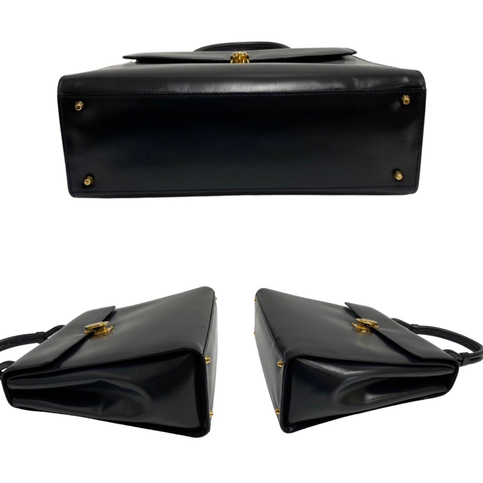 Loewe, Black, Leather, handbag