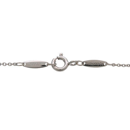 Tiffany & Co. Elsa Peretti Diamonds By The Yard Pendant Sterling Silver with Diamond, Silver, Sterling Silver, Necklace