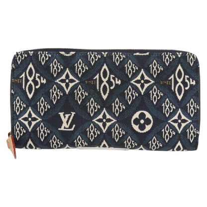 Louis Vuitton Zippy Limited Edition Since 1854 Monogram Jacquard, Blue, Canvas, Wallet