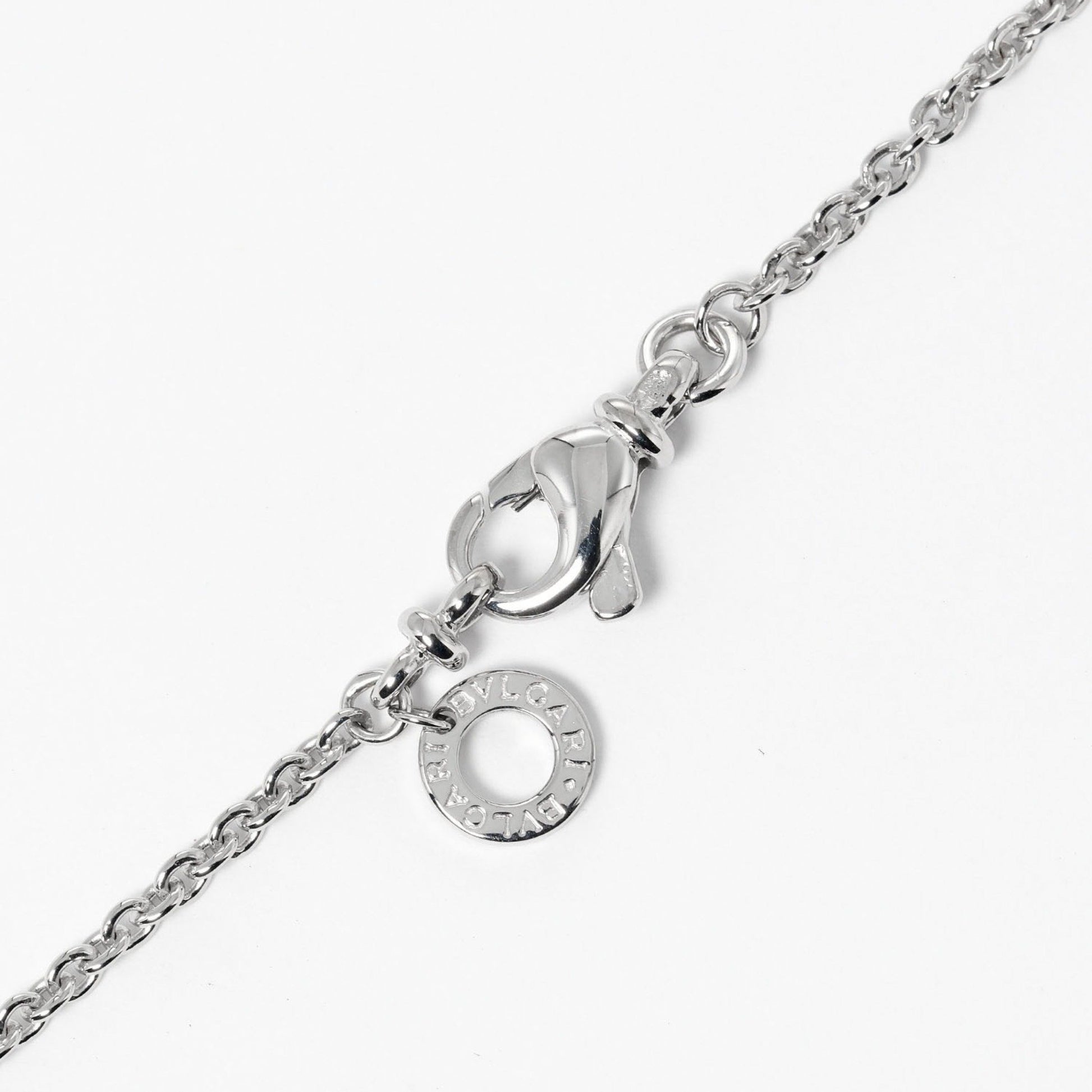 Bulgari Croce, Silver, White Gold, necklace