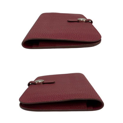 Hermès Dogon, Burgundy, Leather, wallet