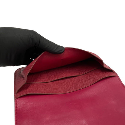 Hermès Dogon, Burgundy, Leather, wallet