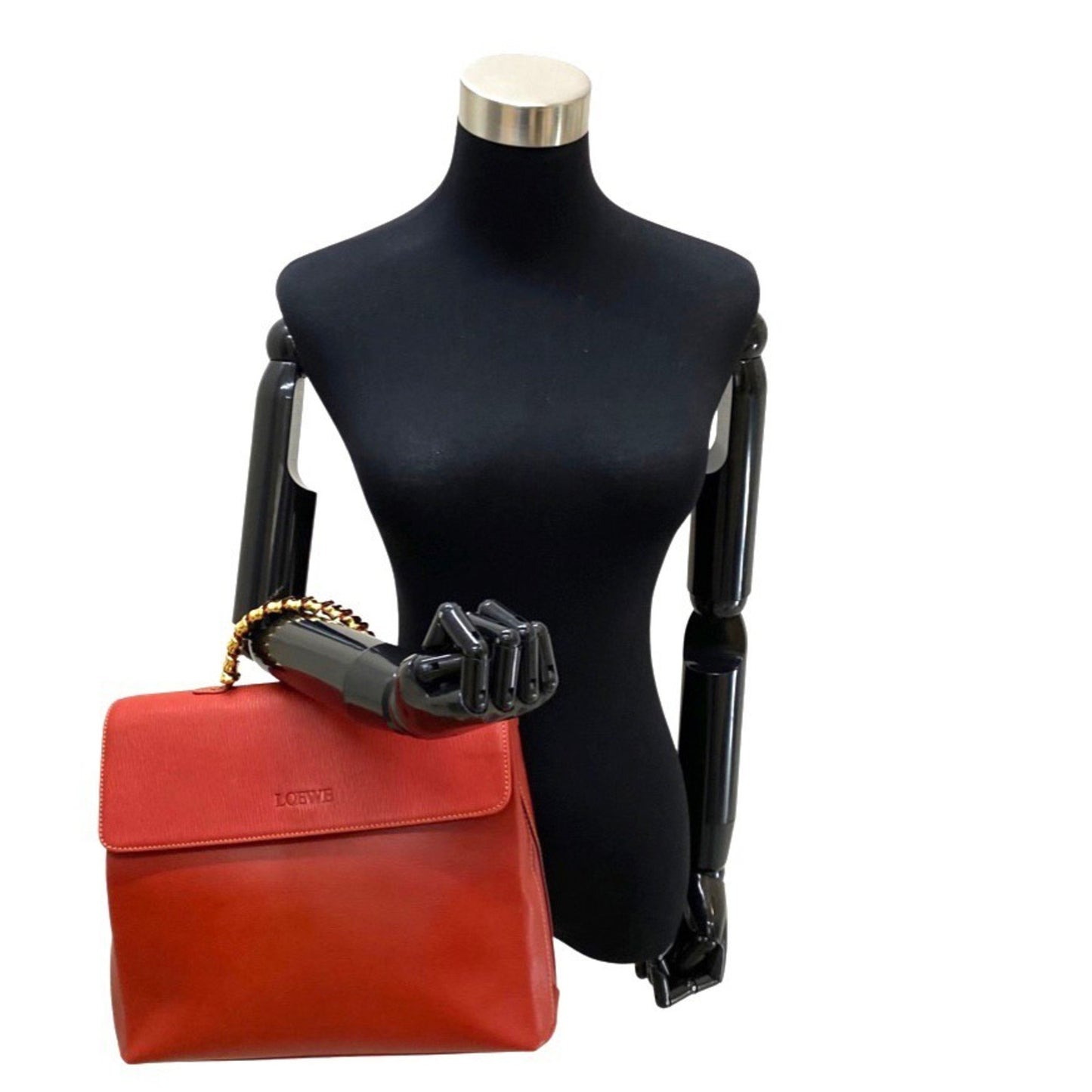 Loewe Velazquez, Red, Leather, handbag