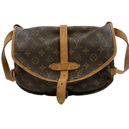 Louis Vuitton Saumur Messenger Monogram Canvas, Brown, Canvas, Shoulder Bag