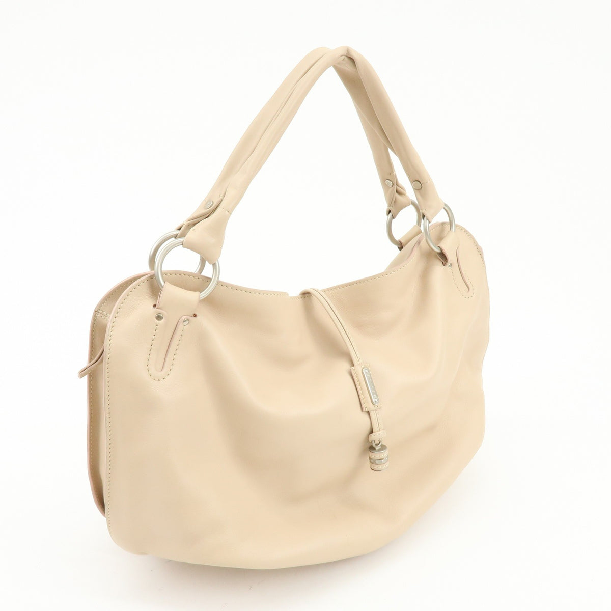 Celine Bittersweet Leather, Beige, Leather, Handbag