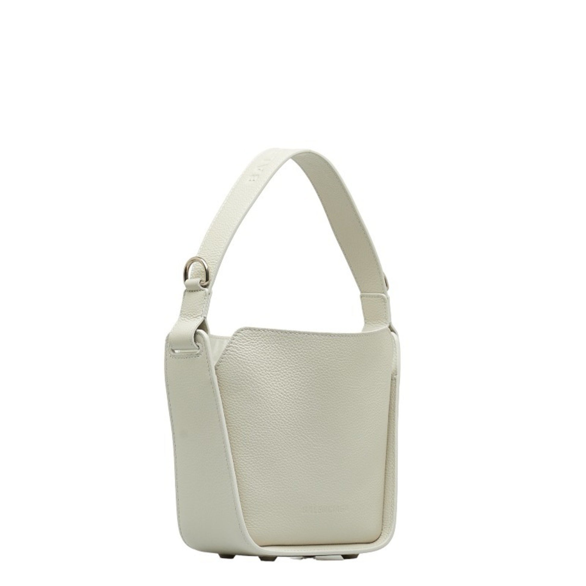 Balenciaga North South, White, Leather, shopper