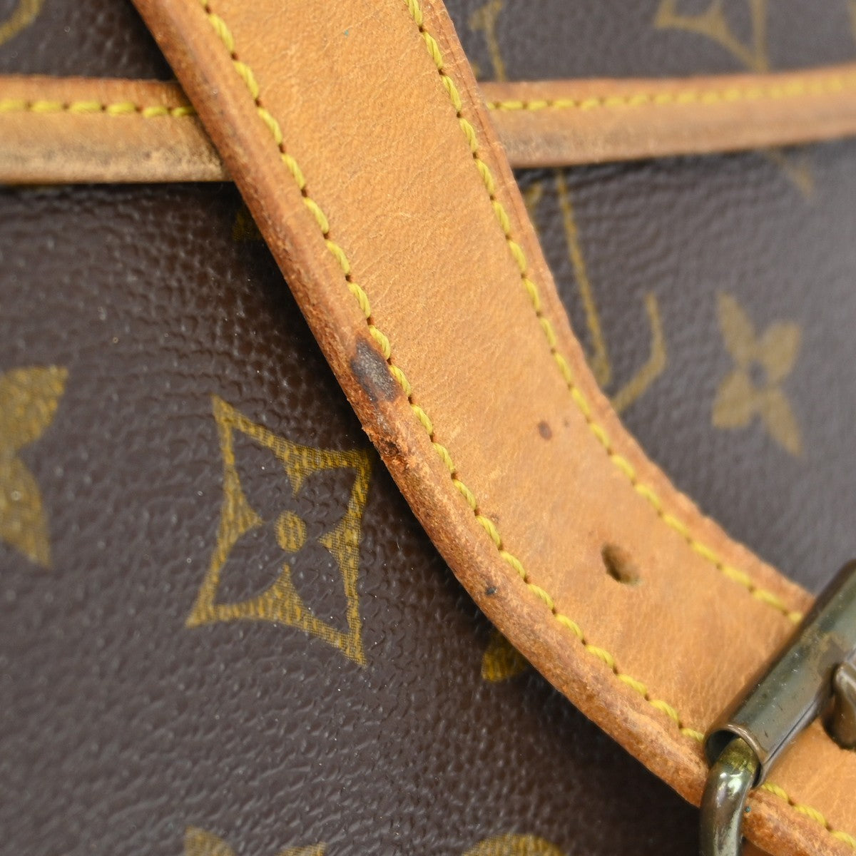 Louis Vuitton Saumur Monogram, Brown, Canvas, Shoulder Bag