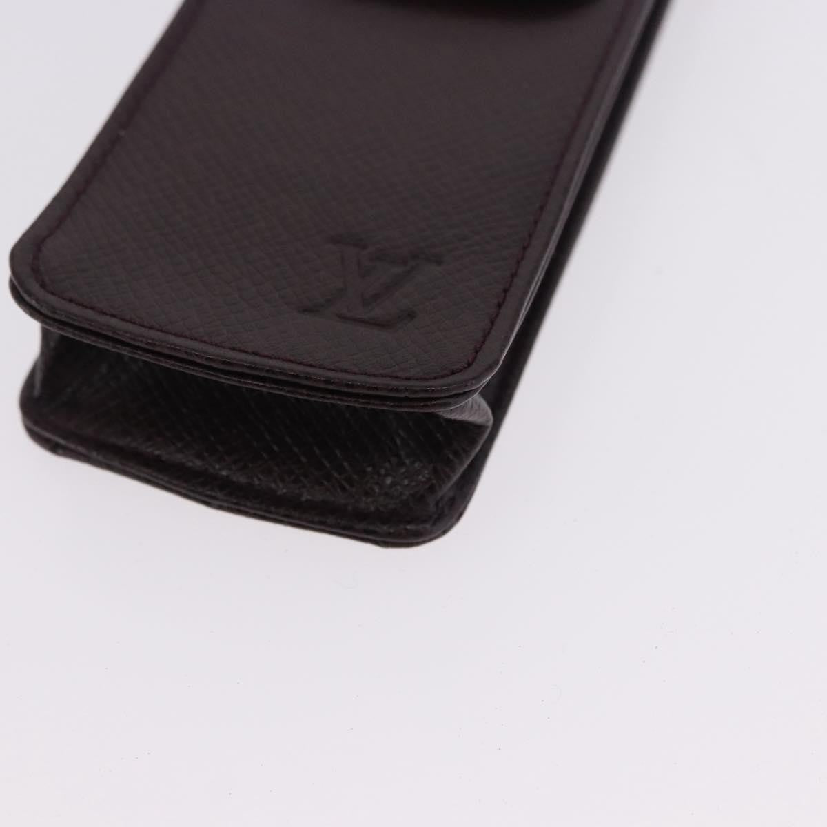 Louis Vuitton Etui à stylo Leather, Brown, Leather, Clutch