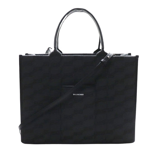 Balenciaga Hardware, Black, Canvas, shopper