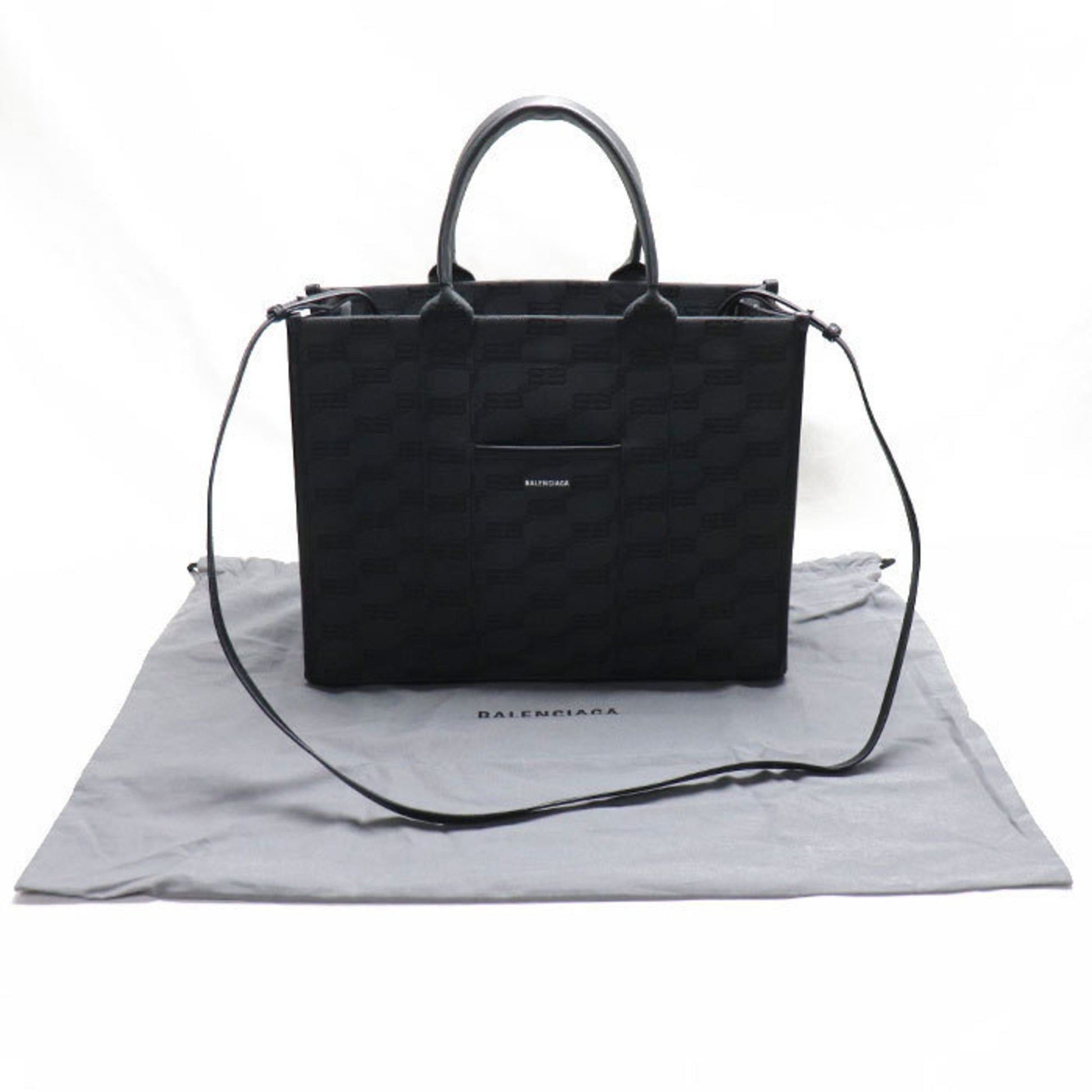 Balenciaga Hardware, Black, Canvas, shopper