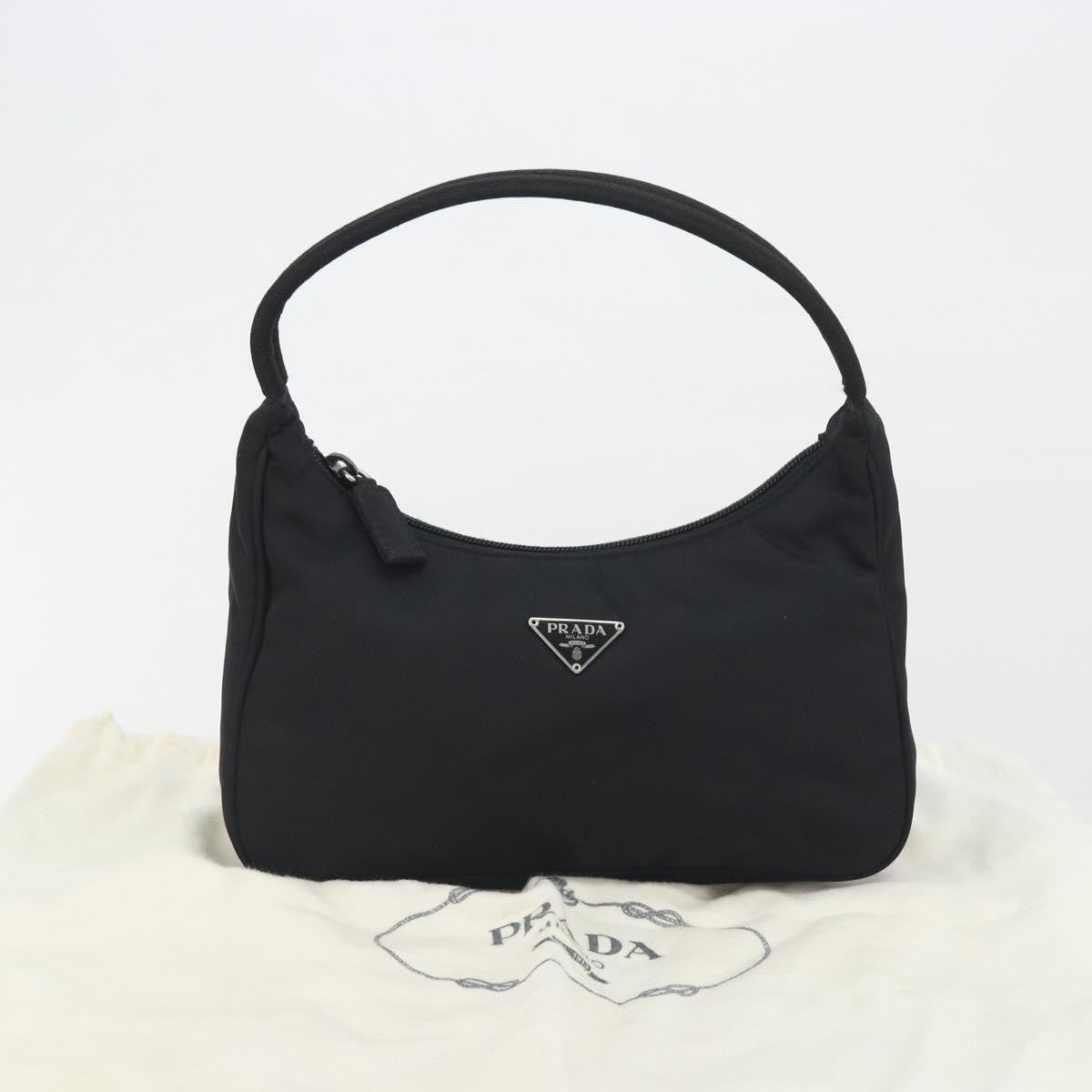 Prada Hobo Tessuto, Black, Nylon, Handbag