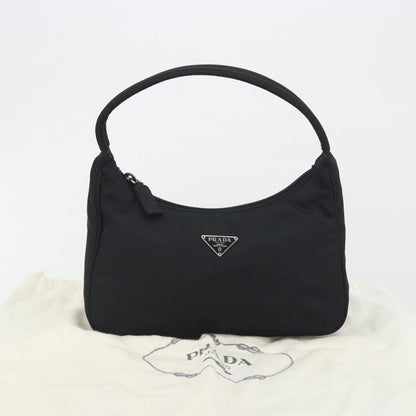Prada Hobo Tessuto, Black, Nylon, Handbag