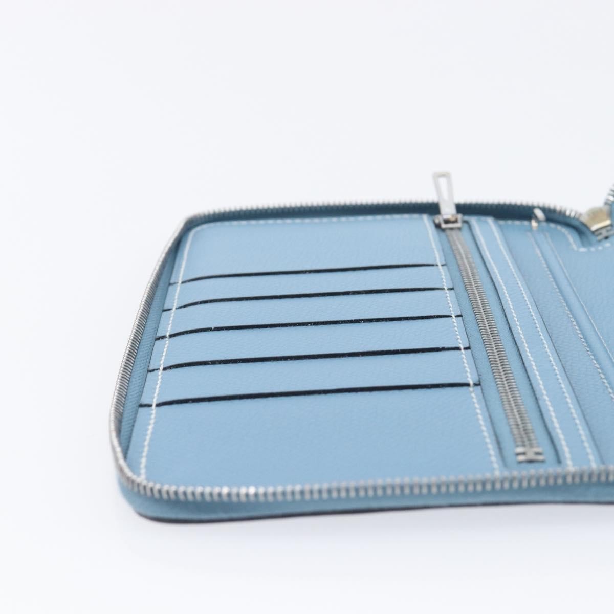 Hermes Vision II Agenda Epsom, Blue, Leather, Wallet