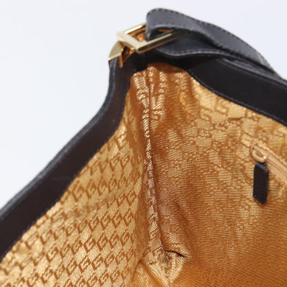 Gucci Shoulder Leather, Brown, Suede, Shoulder Bag