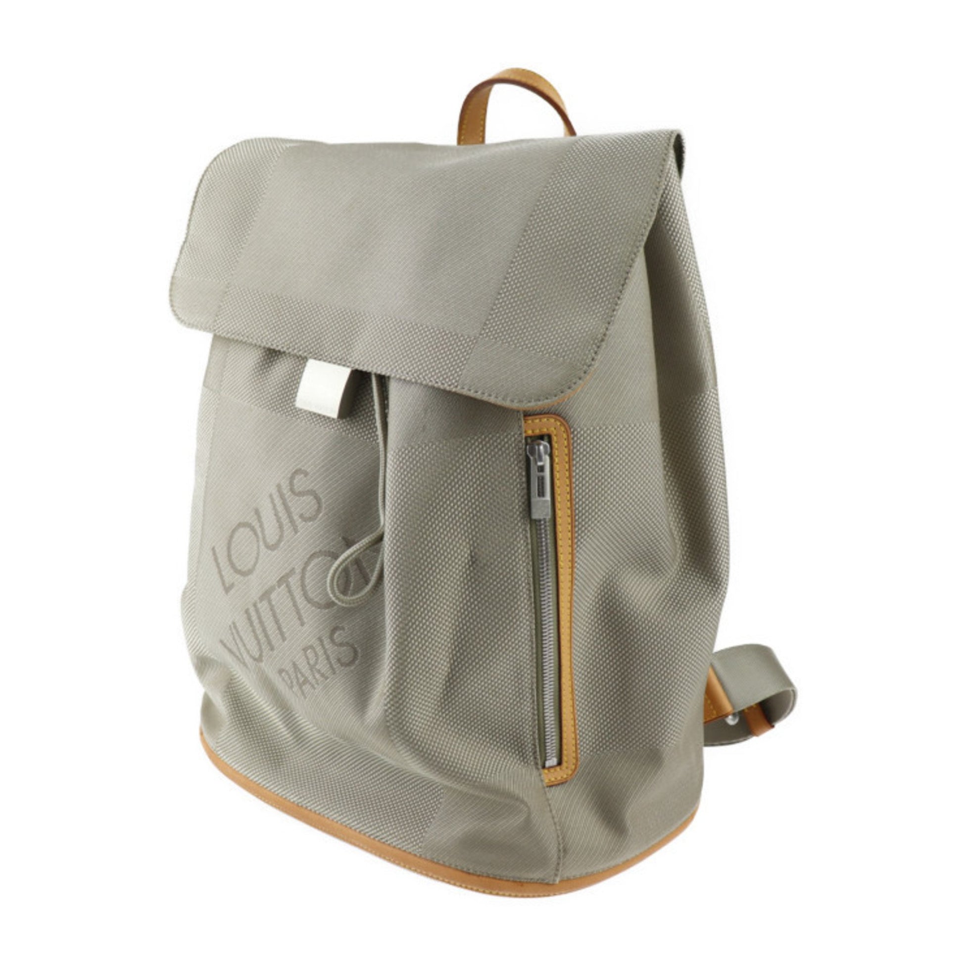 Louis Vuitton Pionie, Beige, Leather, backpack