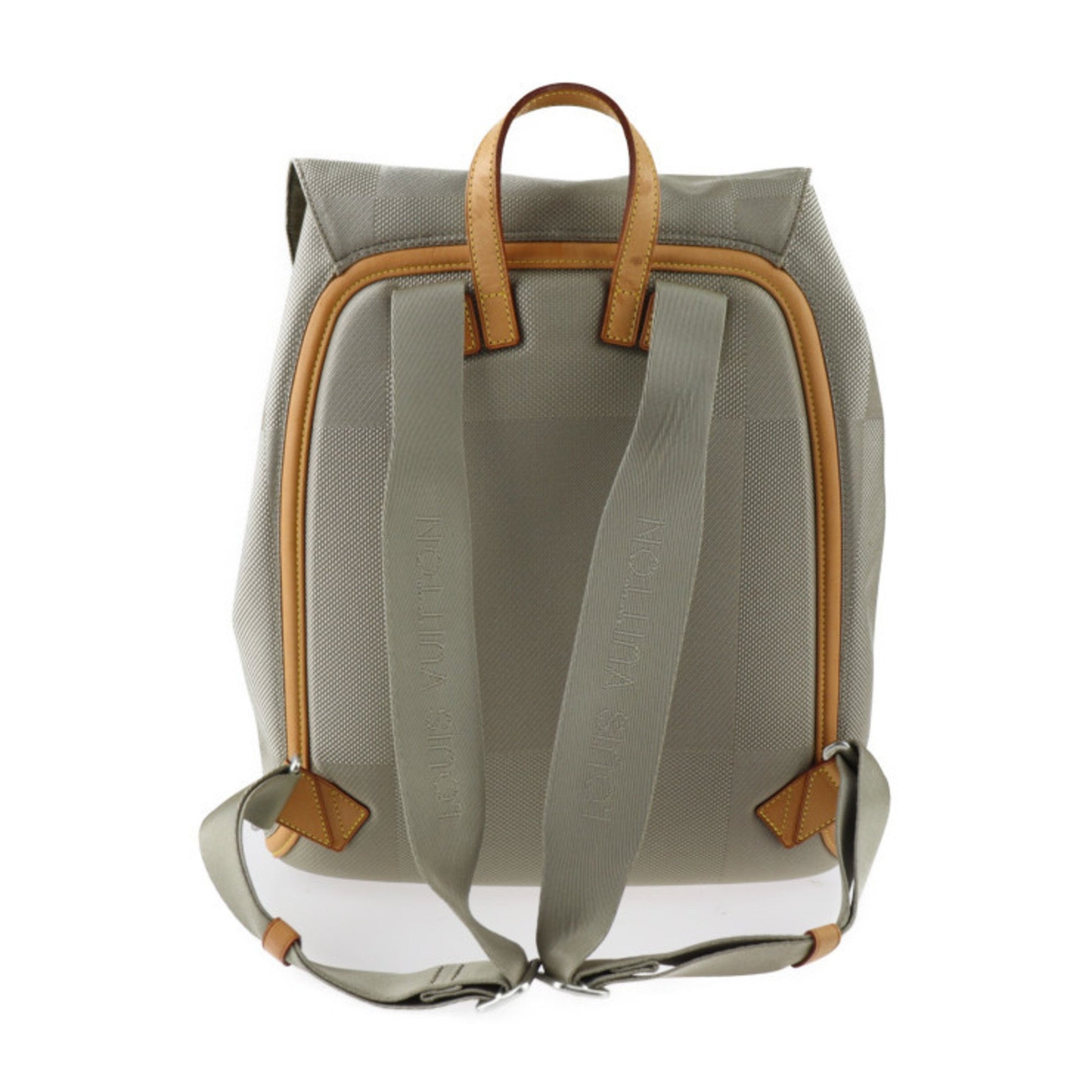 Louis Vuitton Pionie, Beige, Leather, backpack