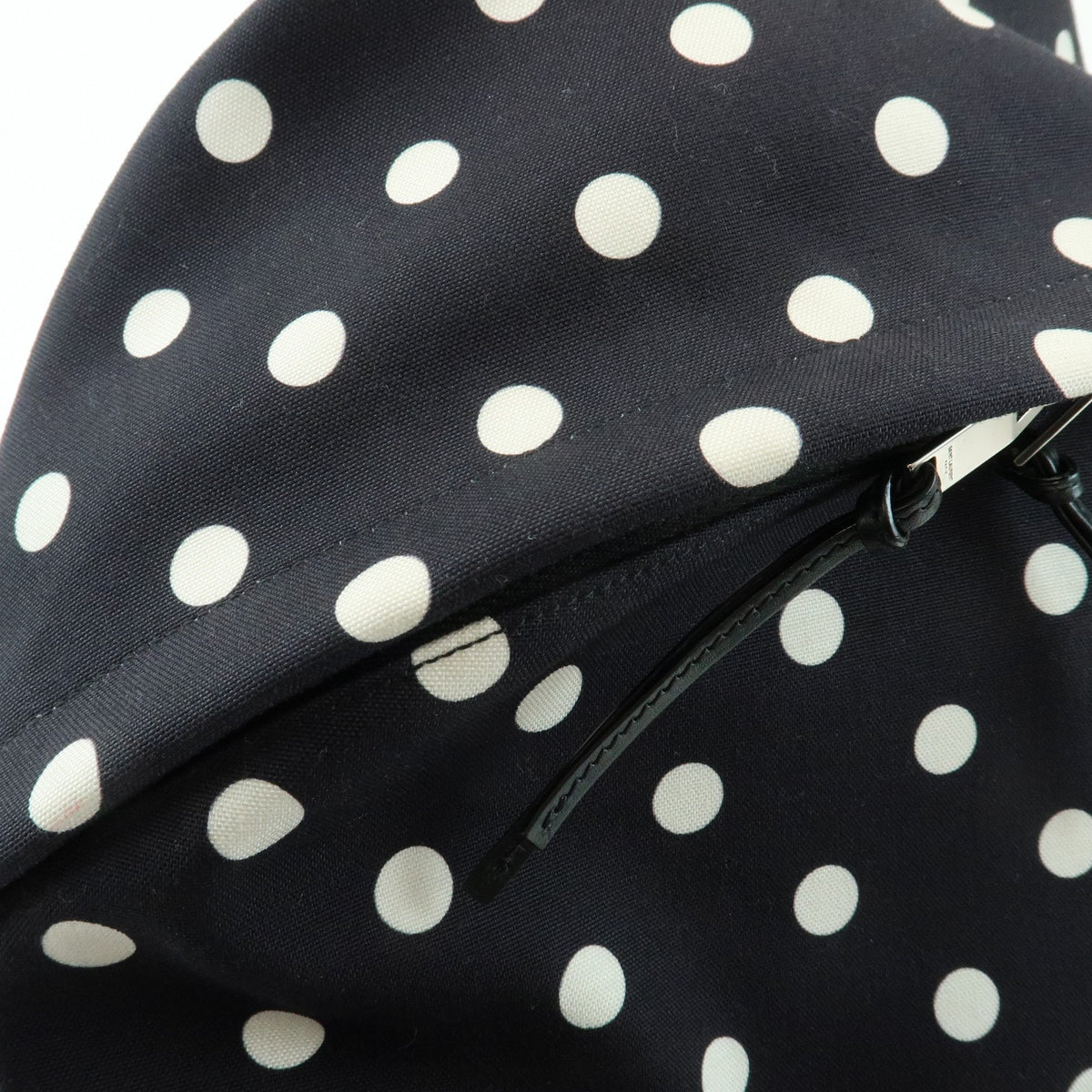 Saint Laurent City Printed Canvas, Black, Canvas, Backpack