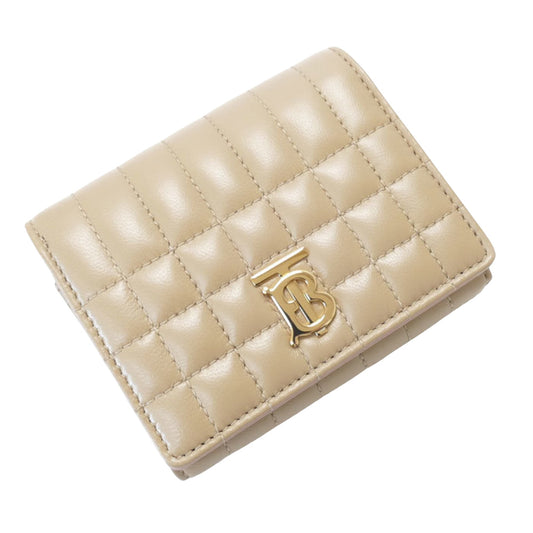 Burberry TB, Beige, Leather, wallet