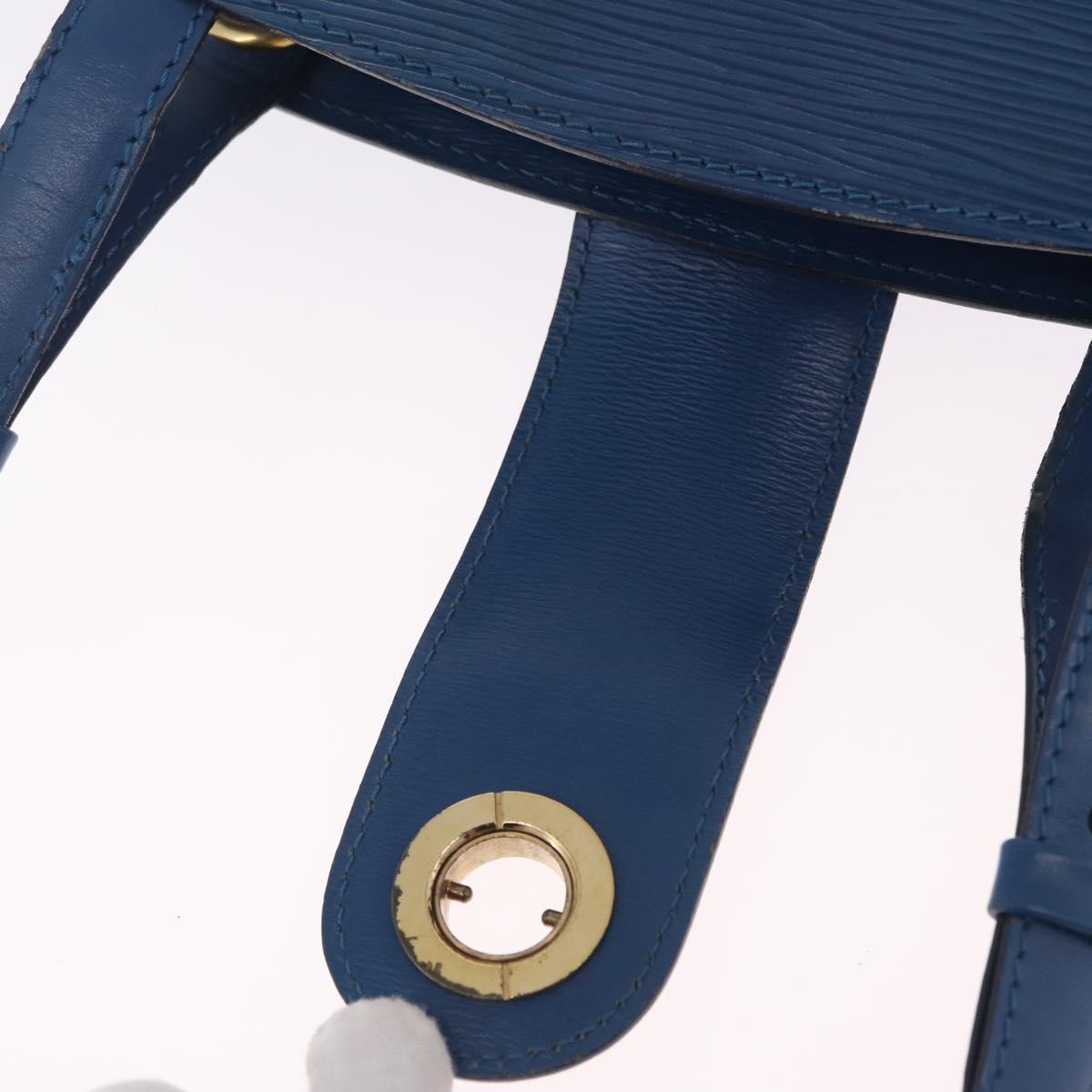 Louis Vuitton Cluny Epi Leather, Blue, Leather, Shoulder Bag