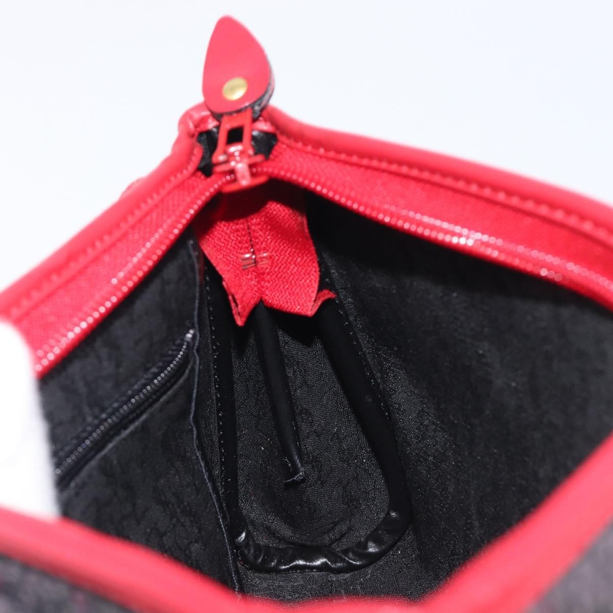 Saint Laurent Vintage Clutch Canvas, Gray, Canvas, Clutch