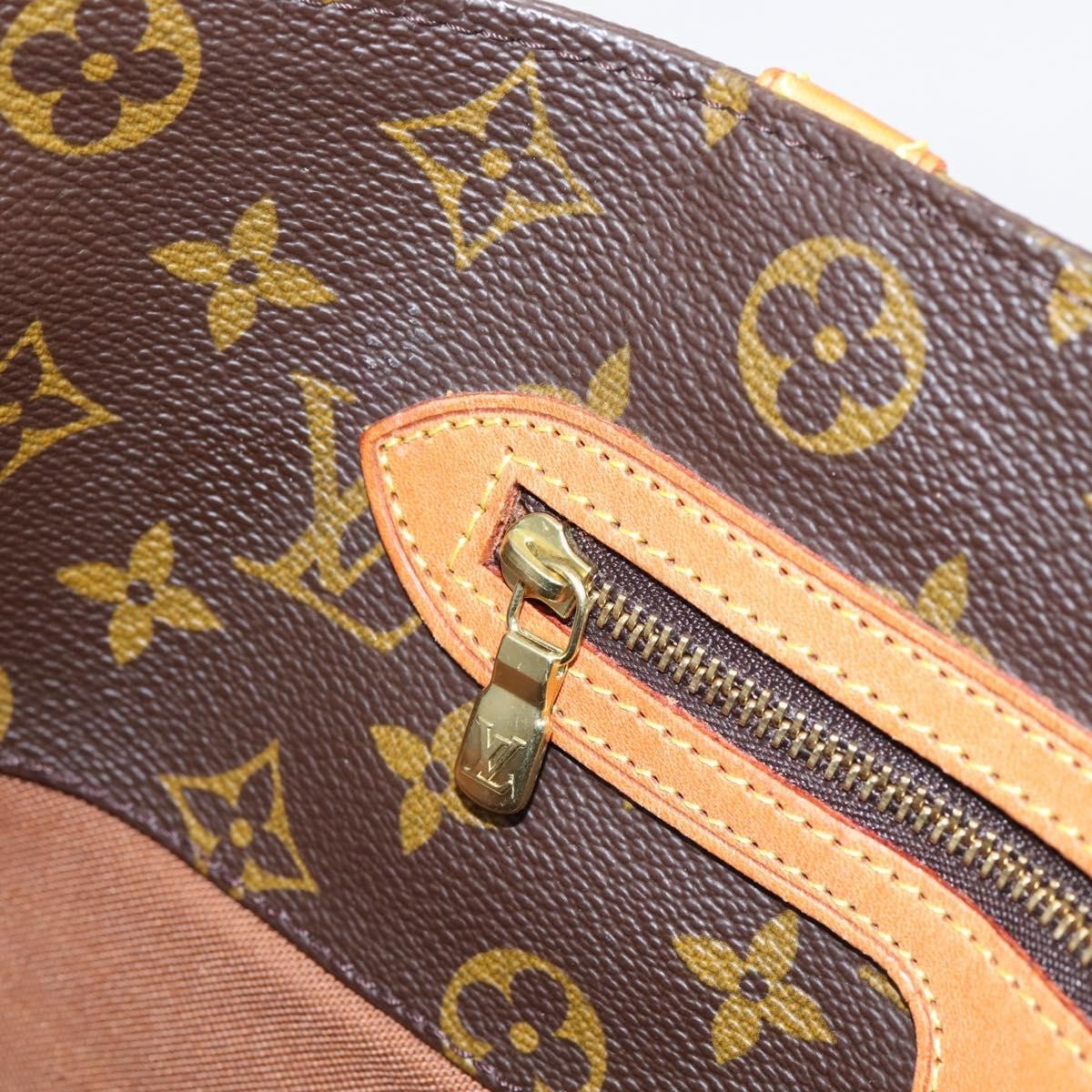 Louis Vuitton Shopping Sac Monogram Canvas, Brown, Canvas, Handbag
