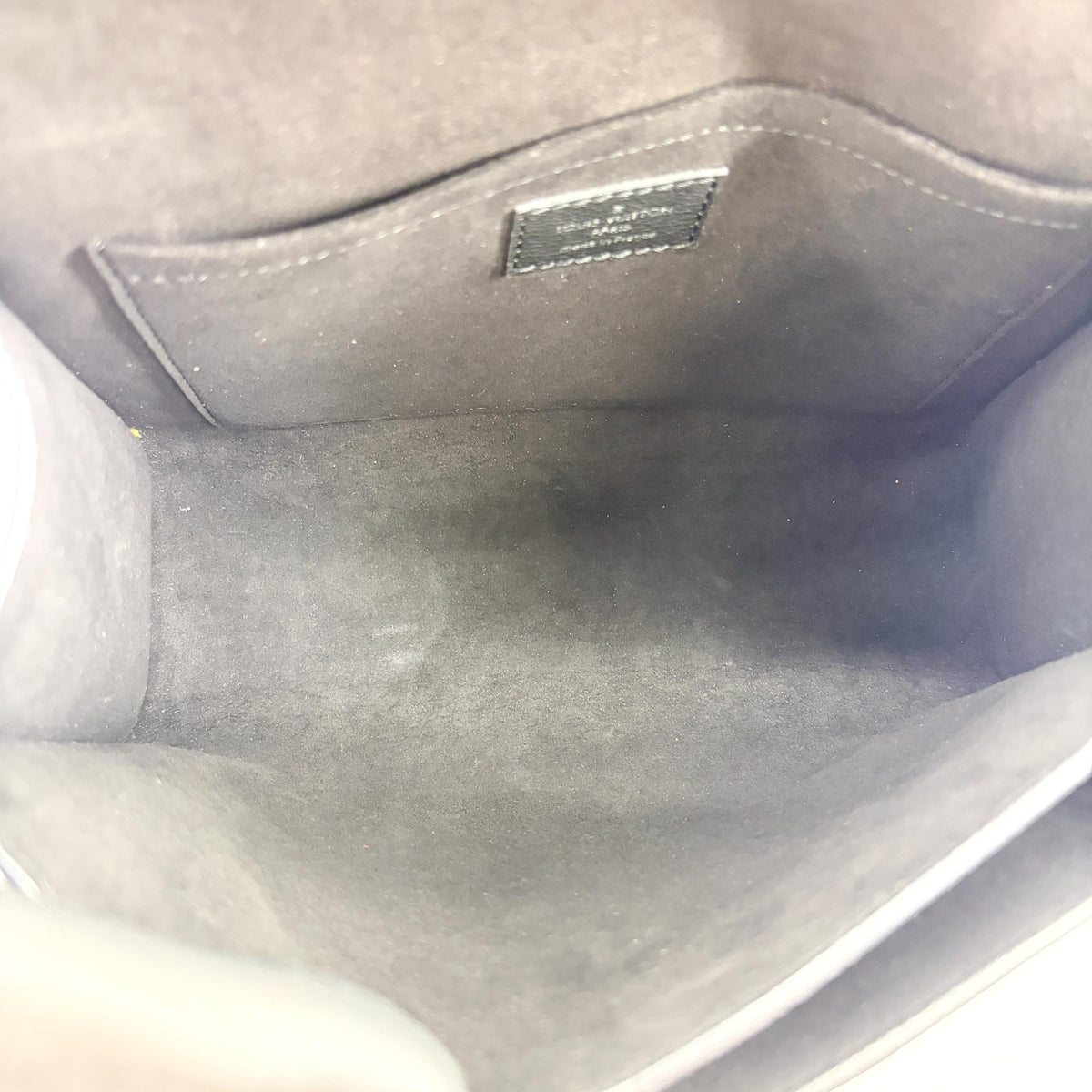 Louis Vuitton Mylockme Leather, Black, Leather, Handbag