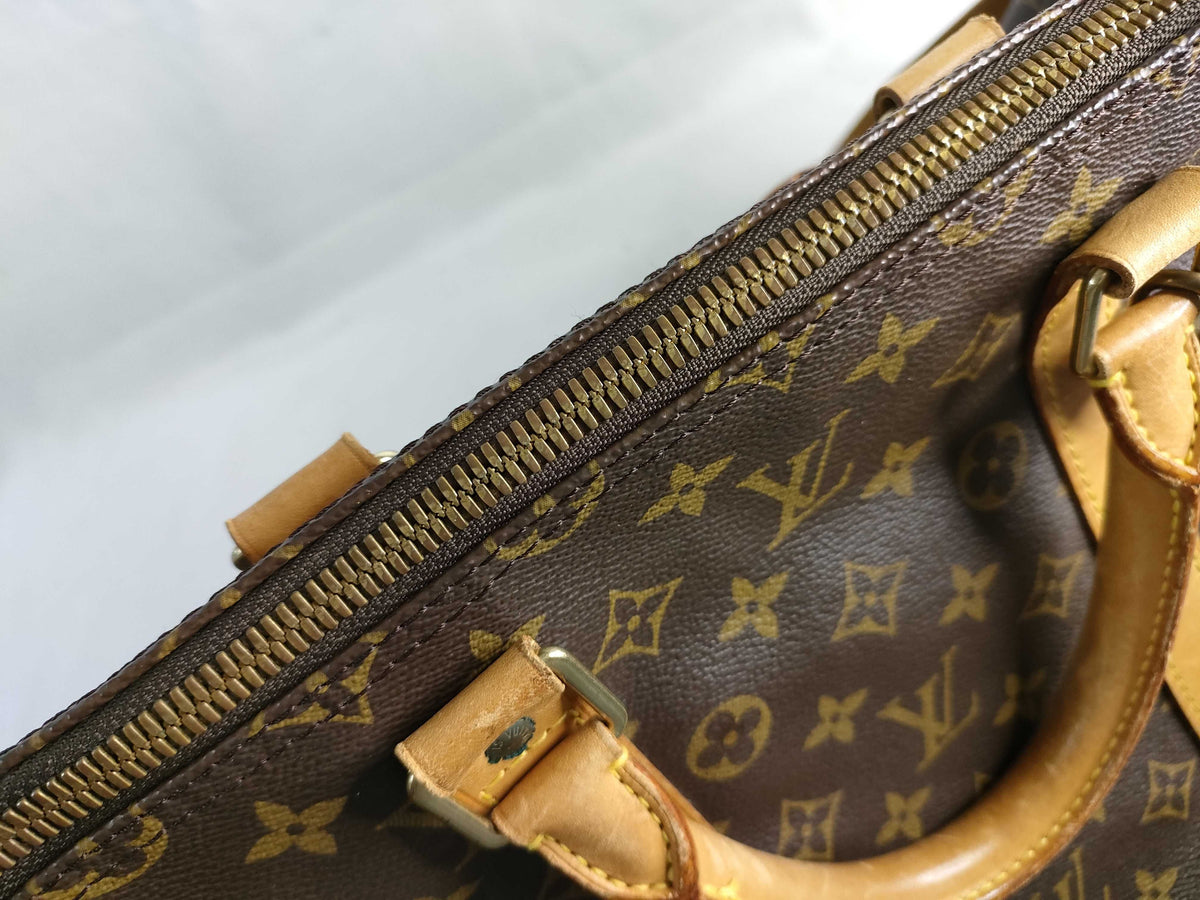 Louis Vuitton Keepall Monogram Canvas, Brown, Canvas, Travel Bag
