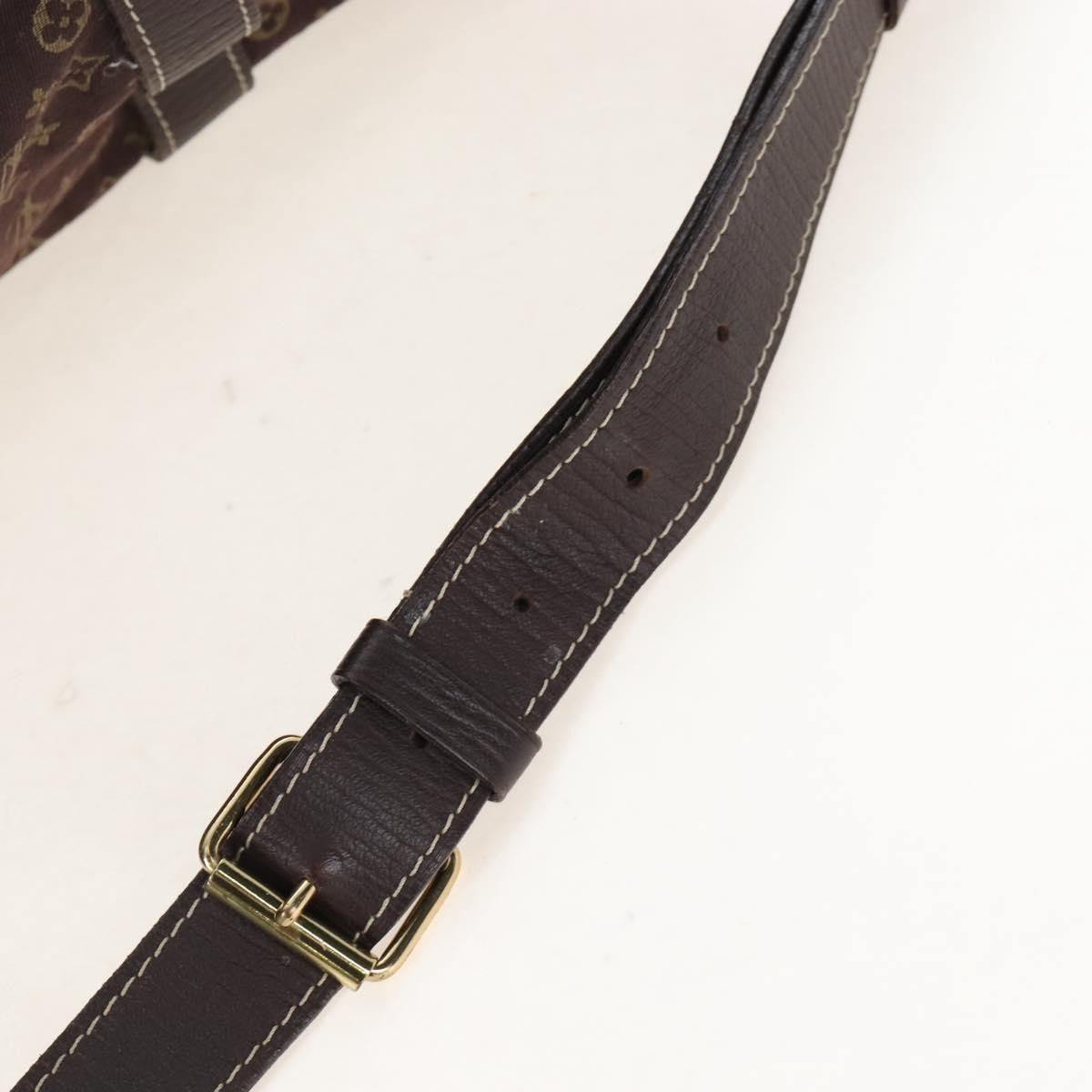 Louis Vuitton Saumur Mini Lin, Brown, Canvas, Shoulder Bag