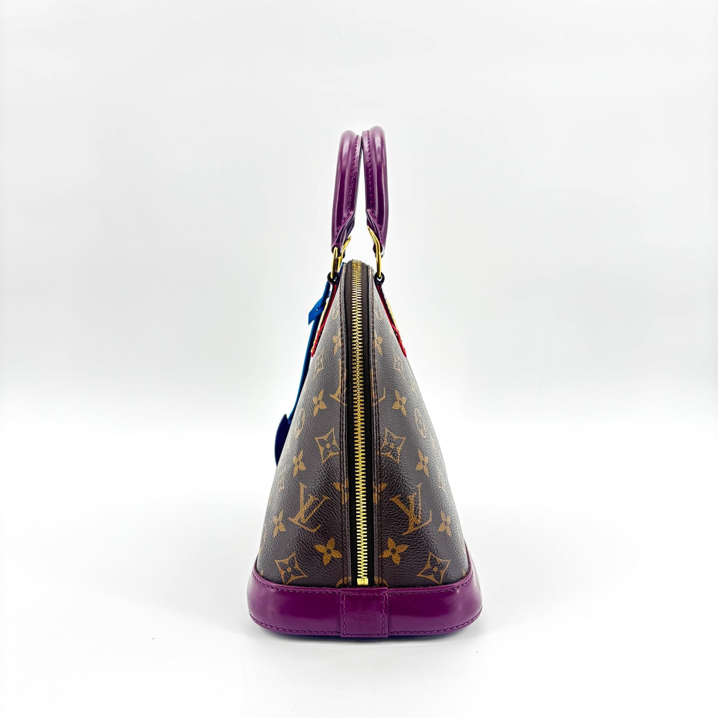 Louis Vuitton Alma Limited Edition Totem Monogram Canvas with Leather, Multicolour, Canvas, Handbag