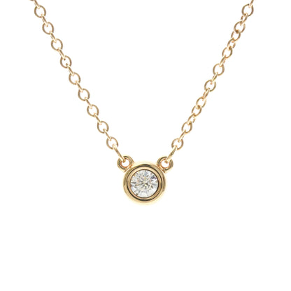 Tiffany & Co. Elsa Peretti Diamonds By The Yard Pendant 18K Rose Gold with Diamond, Gold, Pink Gold, Necklace