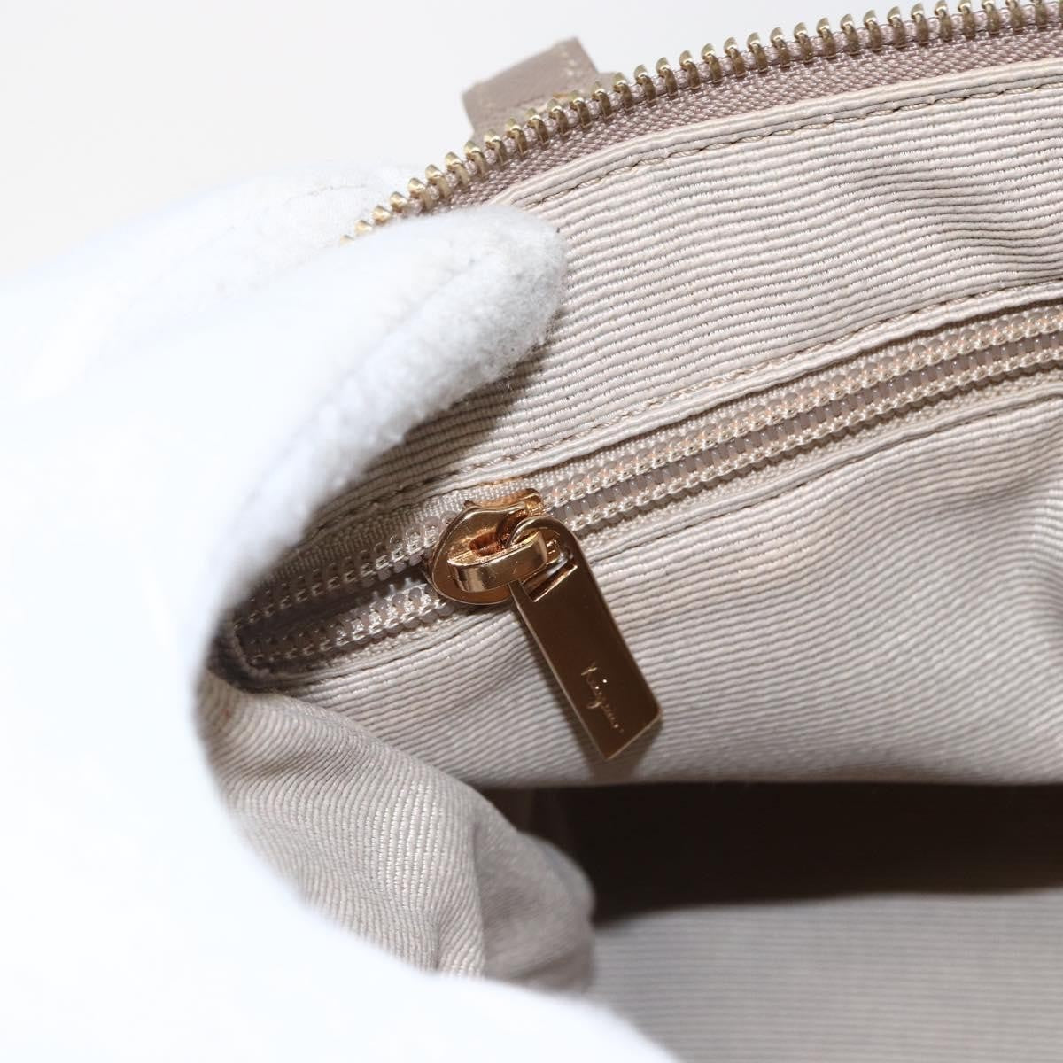 Salvatore Ferragamo Vala tote Nylon, Beige, Nylon, Tote Bag