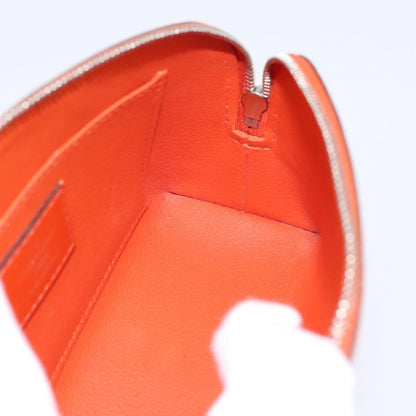 Louis Vuitton Cosmetic Epi Leather, Orange, Leather, Clutch