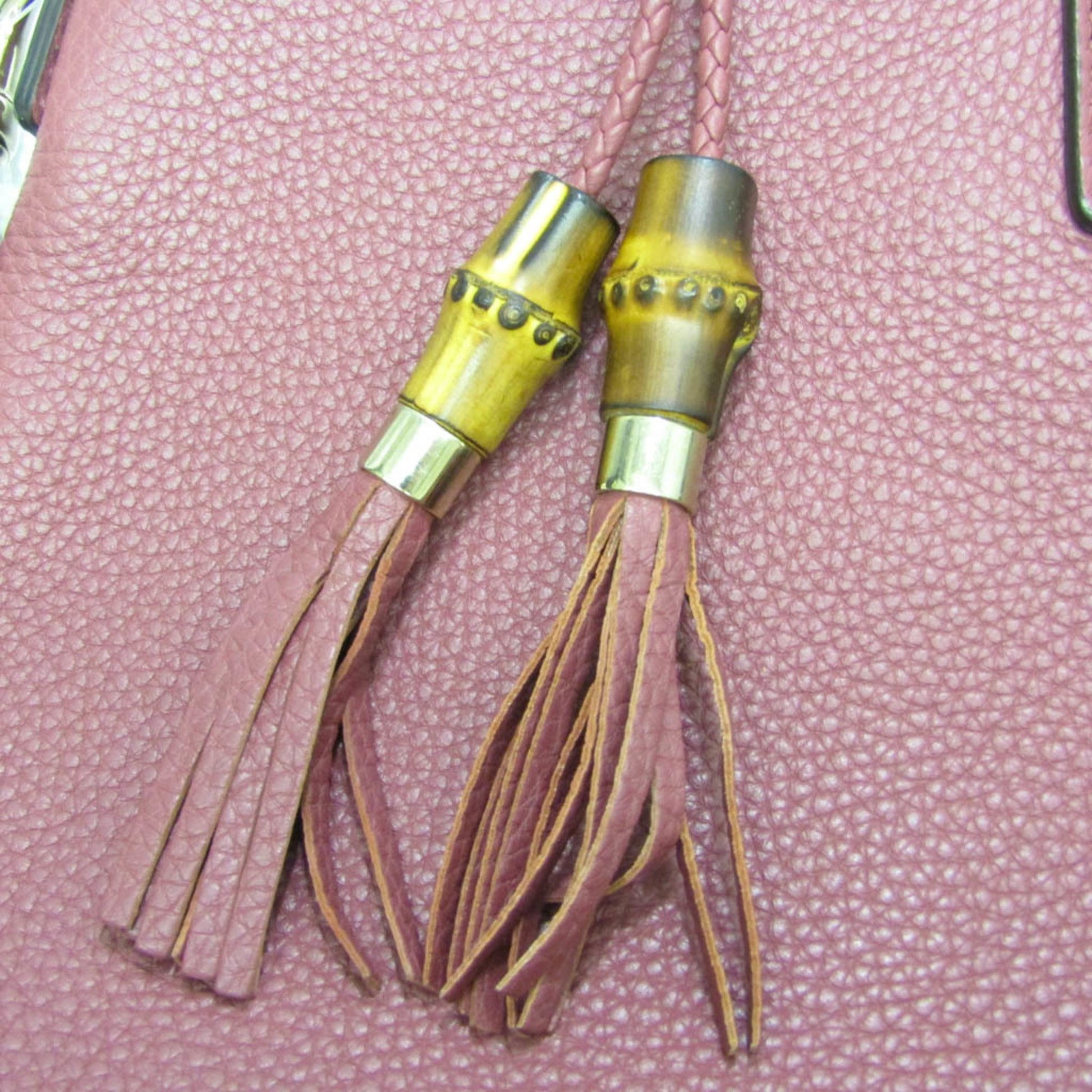 Gucci Bamboo, Pink, Leather, tote