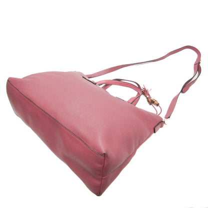 Gucci Bamboo, Pink, Leather, tote