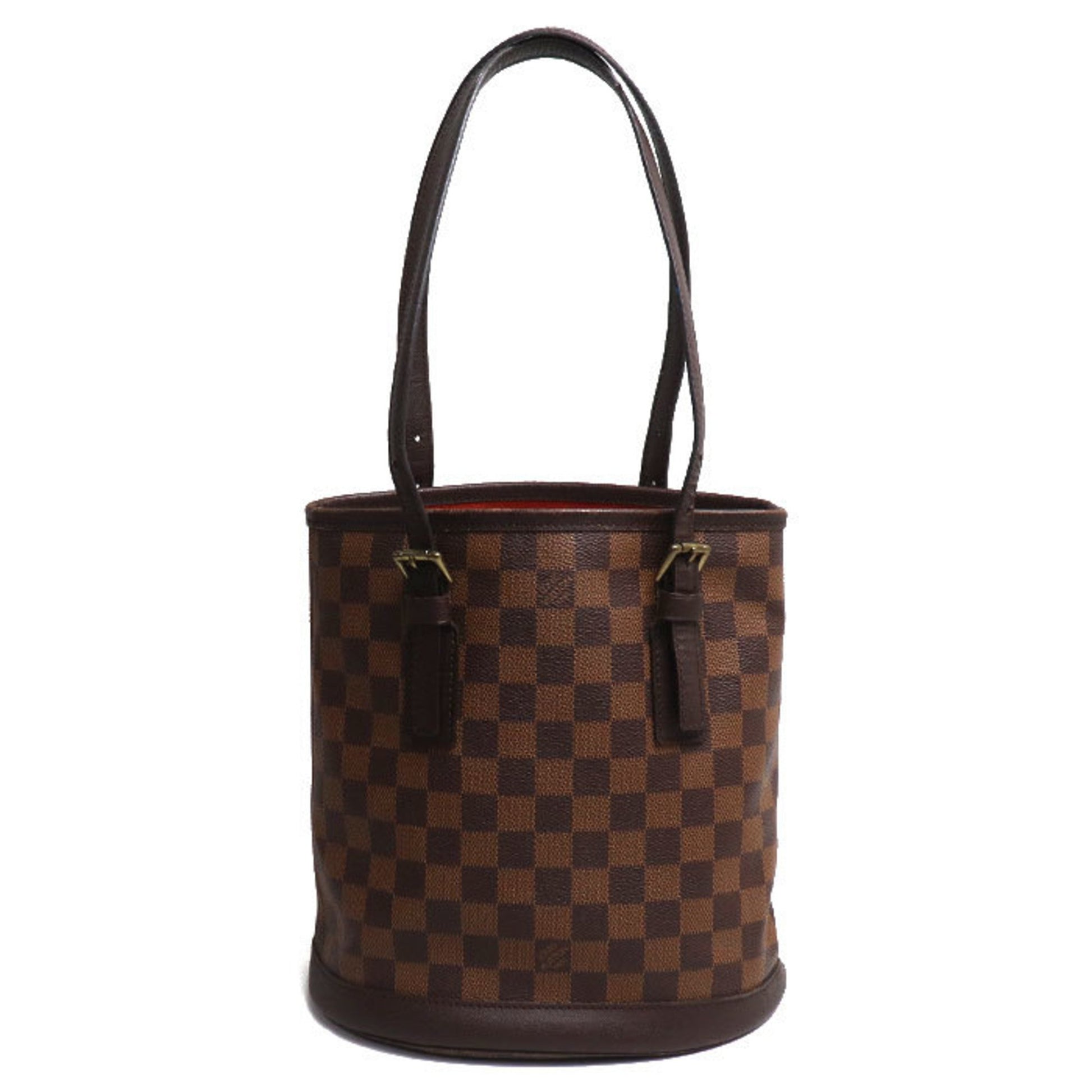 Louis Vuitton Marais, Brown, Canvas, tote