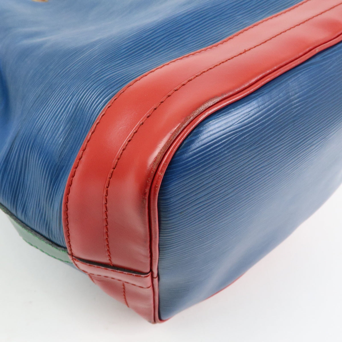 Louis Vuitton Tricolor Noe Epi Leather, Blue, Leather, Handbag