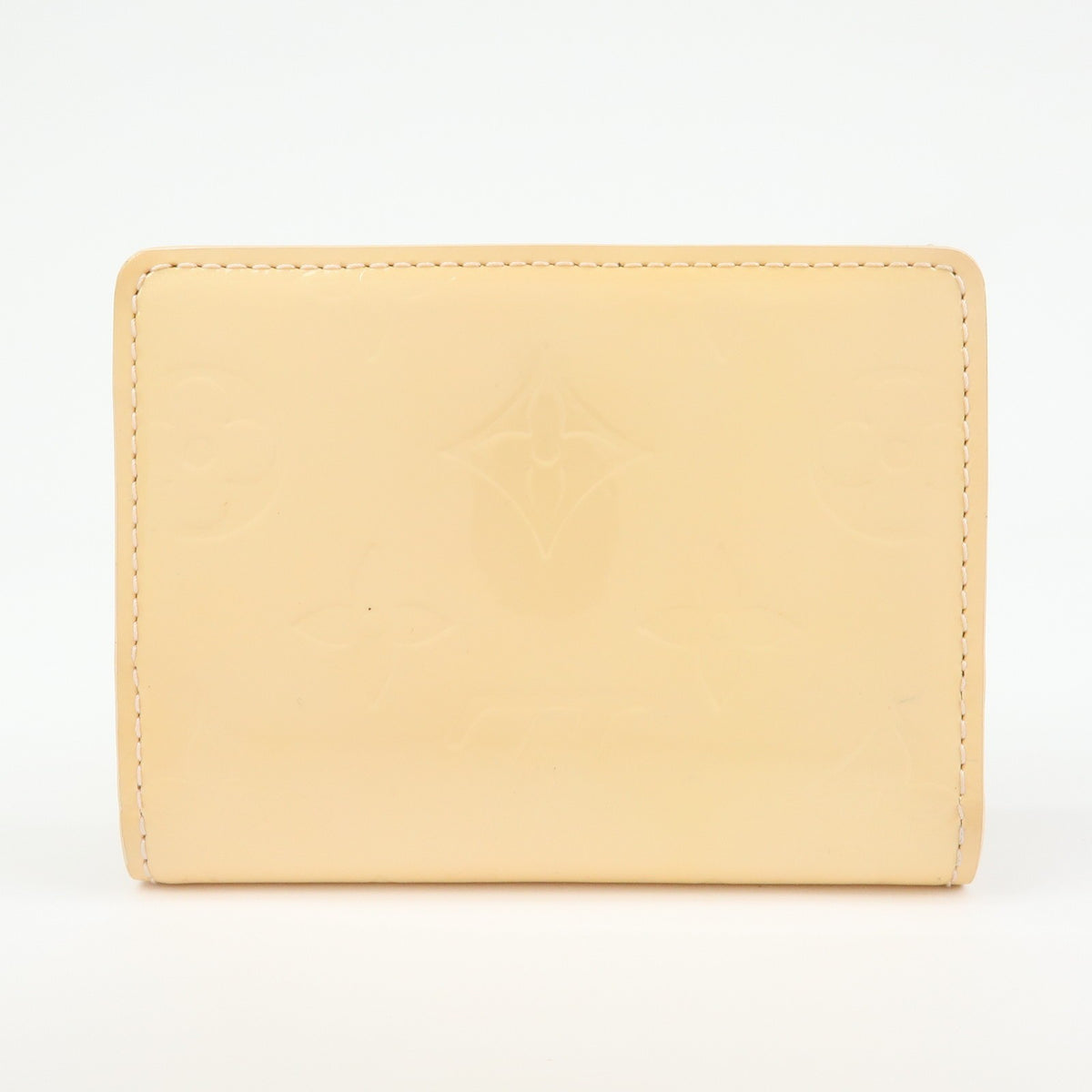 Louis Vuitton Ludlow Vernis, Beige, Patent Leather, Wallet