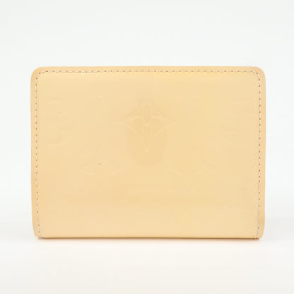 Louis Vuitton Ludlow Vernis, Beige, Patent Leather, Wallet