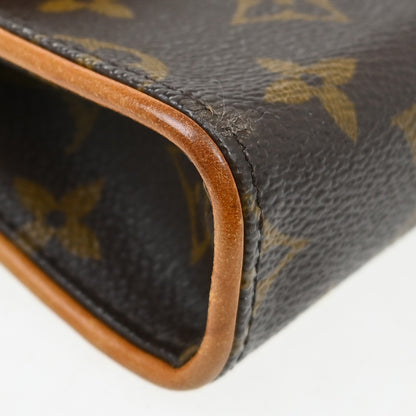 Louis Vuitton Florentine Waist Monogram Canvas, Brown, Canvas, Clutch