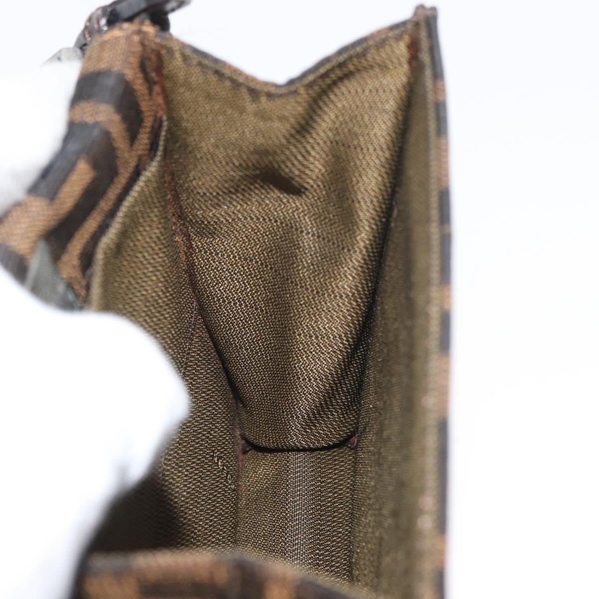 Fendi Baguette Zucca Canvas, Brown, Canvas, Handbag