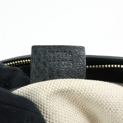 Gucci Soho Convertible Top Handle Leather, Black, Leather, Handbag