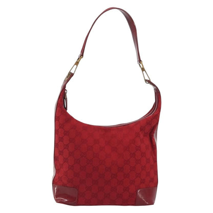 Gucci GG Shoulder GG Matelasse Leather, Red, Canvas, Shoulder Bag